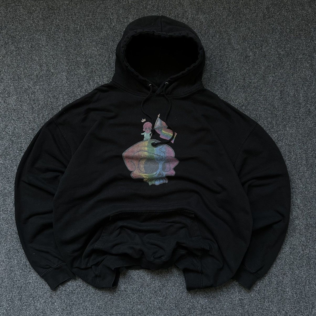 Y/Project VTG lgbt Unsubtle Skulls Hoodie Big Logo Size XXL Band Rock Size US XXL / EU 58 / 5 - 6 Thumbnail