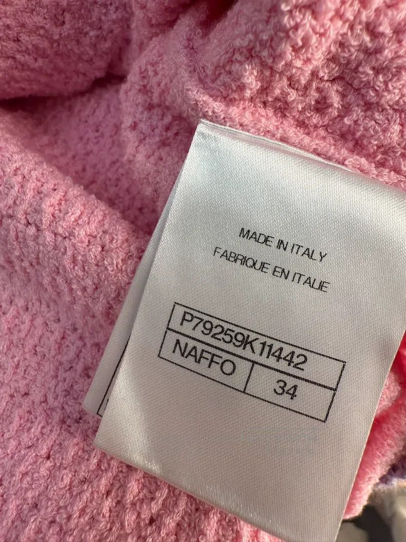 Chanel Chanel 25p pink doll collar cardigan coat Size XXS / US 00 / IT 34 - 6 Thumbnail