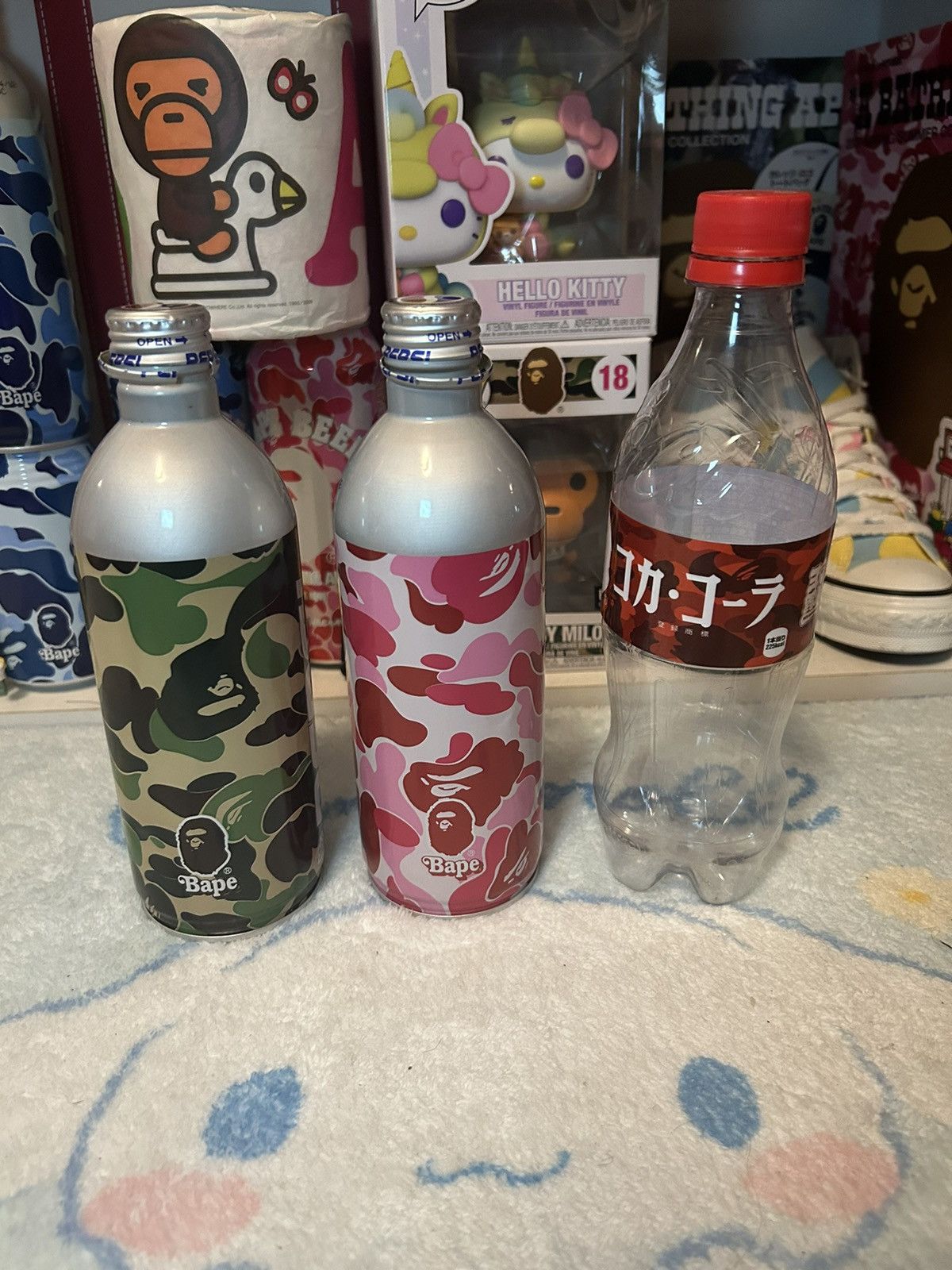 Bape × Vintage SET OF 3 A BATHING APE EMPTY SODA CANS Size ONE SIZE - 2 Thumbnail
