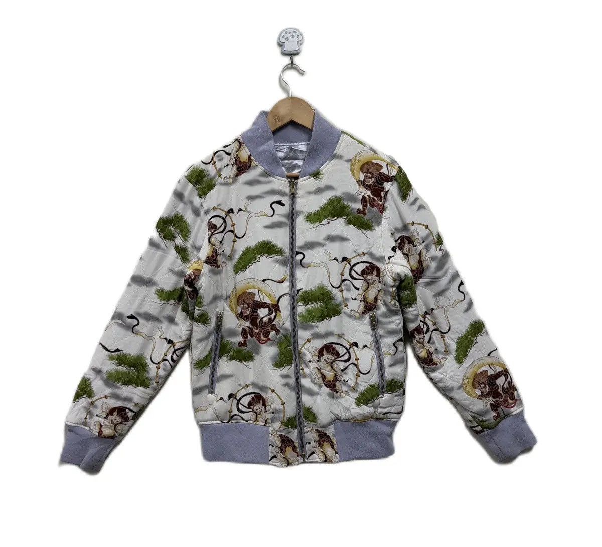 Japanese Brand Oniwa Soto 2004 Silk Sukajan Jacket Size US L / EU 52-54 / 3 - 1 Thumbnail