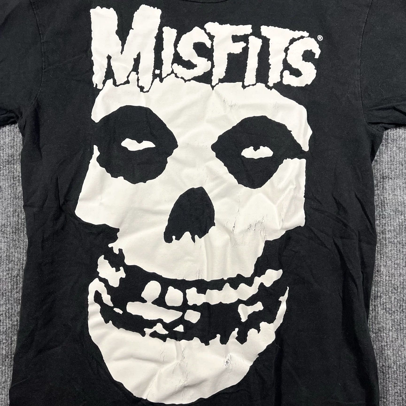 Vintage Misfits Shirt Mens Medium Fiend Skull Black Punk Band 2014 Big Graphic Vtg Size US M / EU 48-50 / 2 - 2 Thumbnail