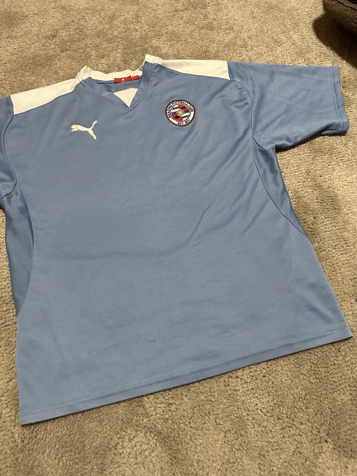 Puma 2008-09 Reading Puma Football Socccer Training Shirt Sz L Size US L / EU 52-54 / 3 - 2 Thumbnail