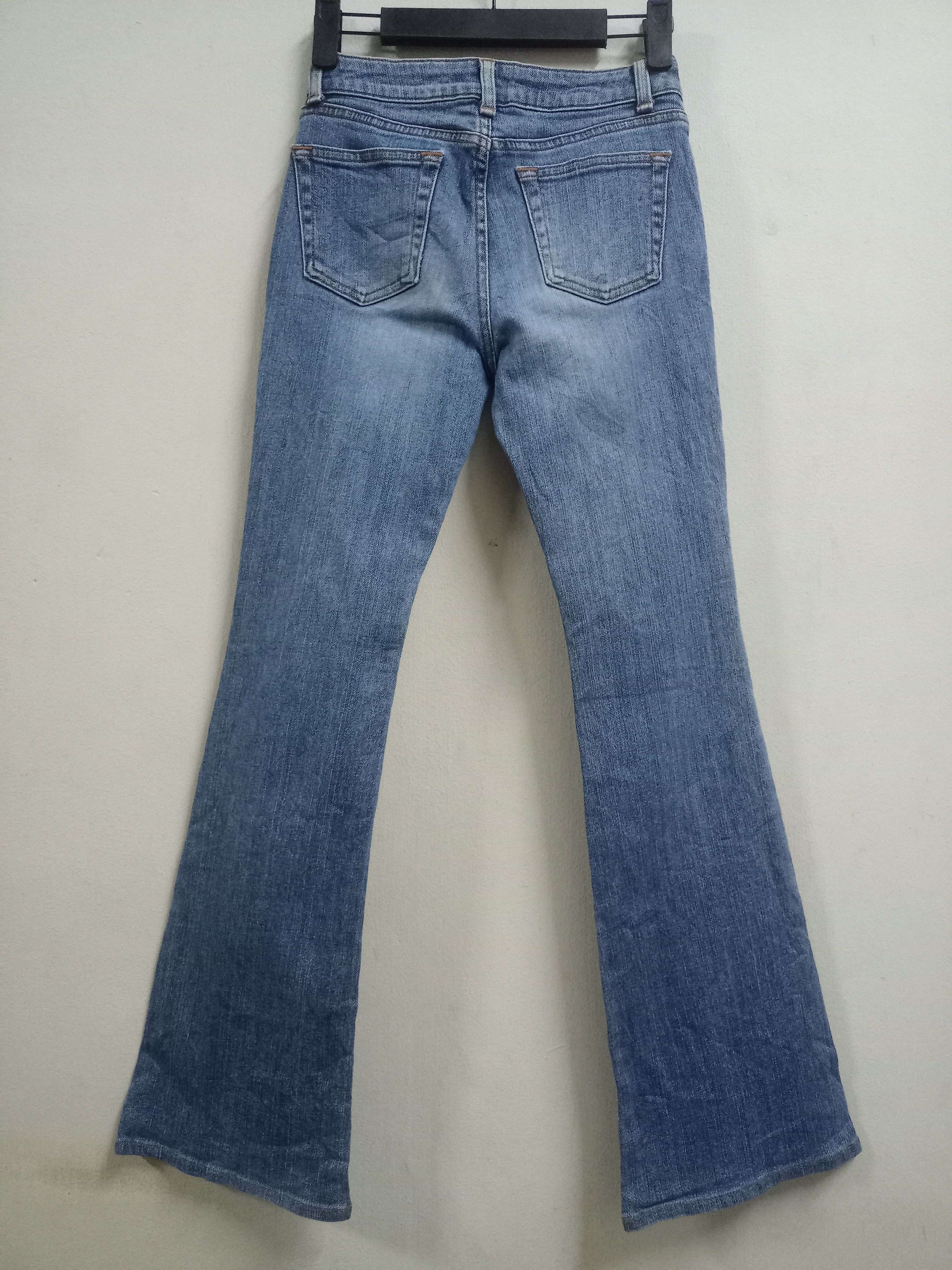 Hysteric Glamour × Japanese Brand Vintage Japanese Blue Wash Flare Distressed Jeans Size 24" / US 00 / IT 34 - 2 Thumbnail