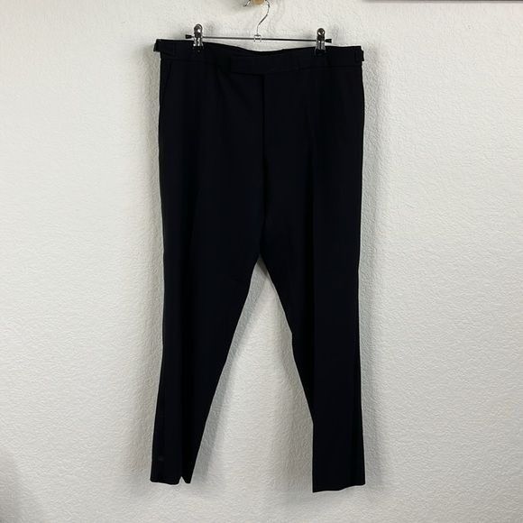Ralph Lauren Black Label Palrh Lauren Black Label Wool 2 Pc Tuxedo Suit Evening Cockt Size 40S - 7 Thumbnail