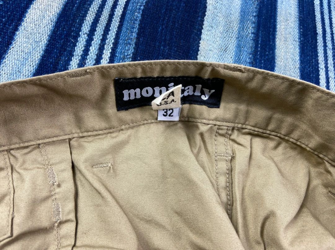 Monitaly MONITALY military cargo short khaki W32 Size US 32 / EU 48 - 3 Thumbnail