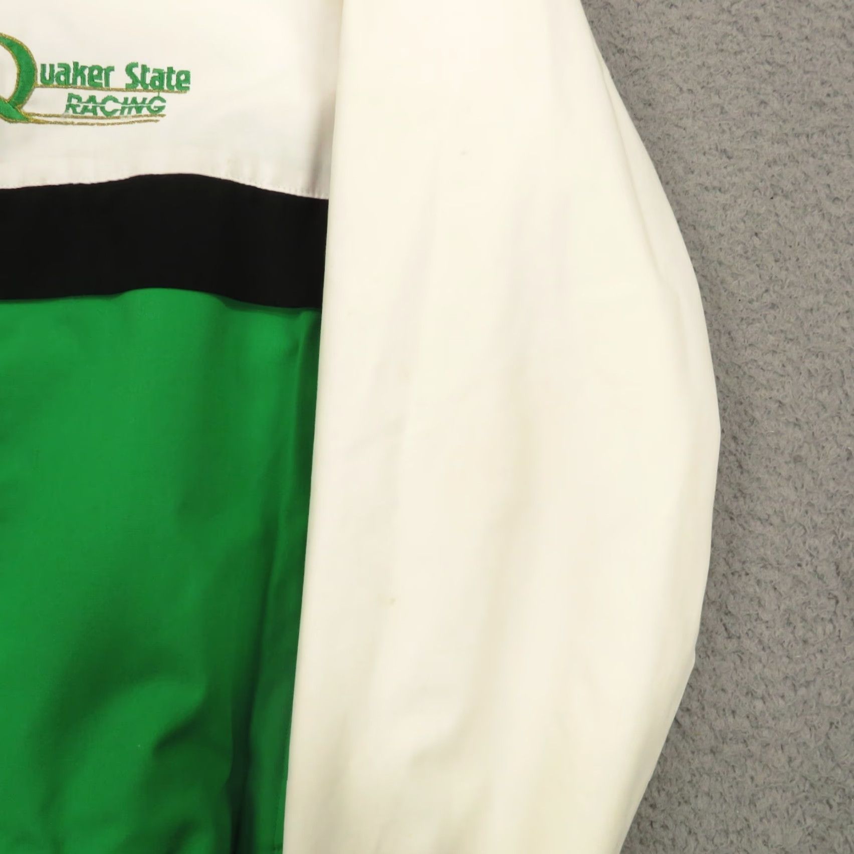 Vintage VINTAGE King Sports Racing Jacket Mens XL Green Bomber Windbreaker 80s/90s USA Cars Size US XL / EU 56 / 4 - 4 Thumbnail