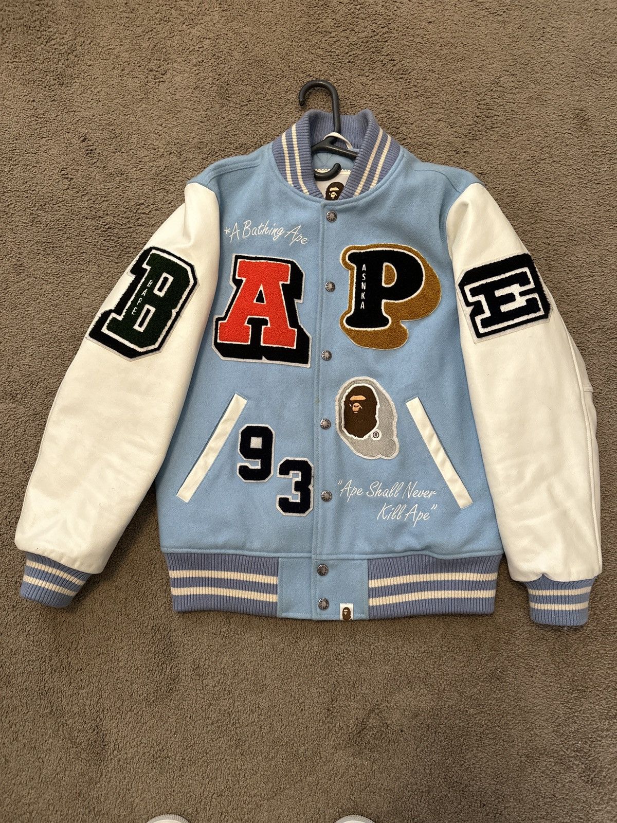Bape Bape Varsity Letterman Size US S / EU 44-46 / 1 - 1 Thumbnail