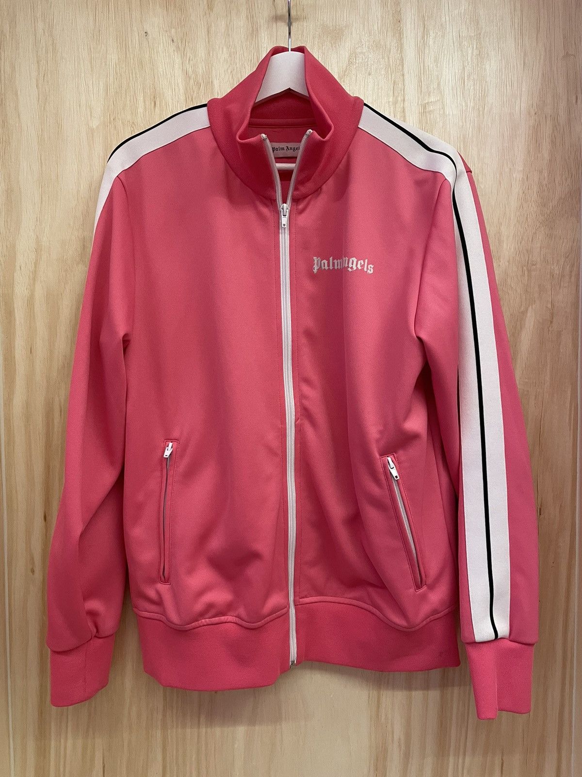 Palm Angels Palm Angels Pink Track Jacket Size US L / EU 52-54 / 3 - 1 Thumbnail
