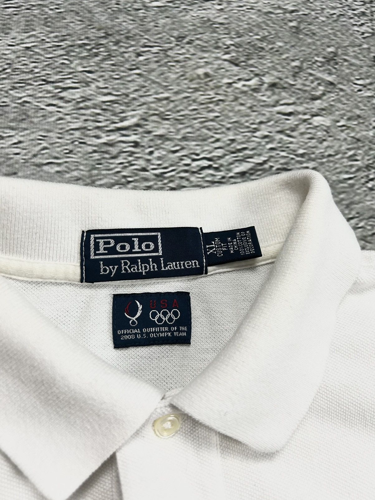 Polo Ralph Lauren Chief Keef Polo Ralph Lauren white USA Beijing Olympics 2008 Size US XL / EU 56 / 4 - 3 Thumbnail
