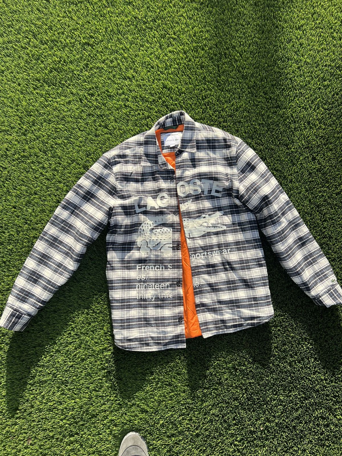 Lacoste Lacoste Plaid button padded Size US S / EU 44-46 / 1 - 1 Thumbnail