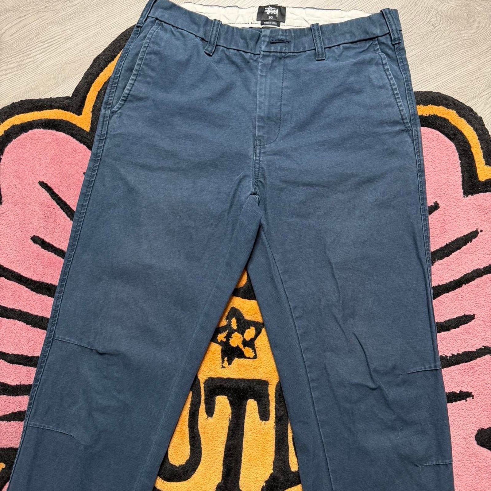 Stussy Stussy MFG Surplus Casual Chino Pants Size 30 Navy Blue Size US 30 / EU 46 - 2 Thumbnail