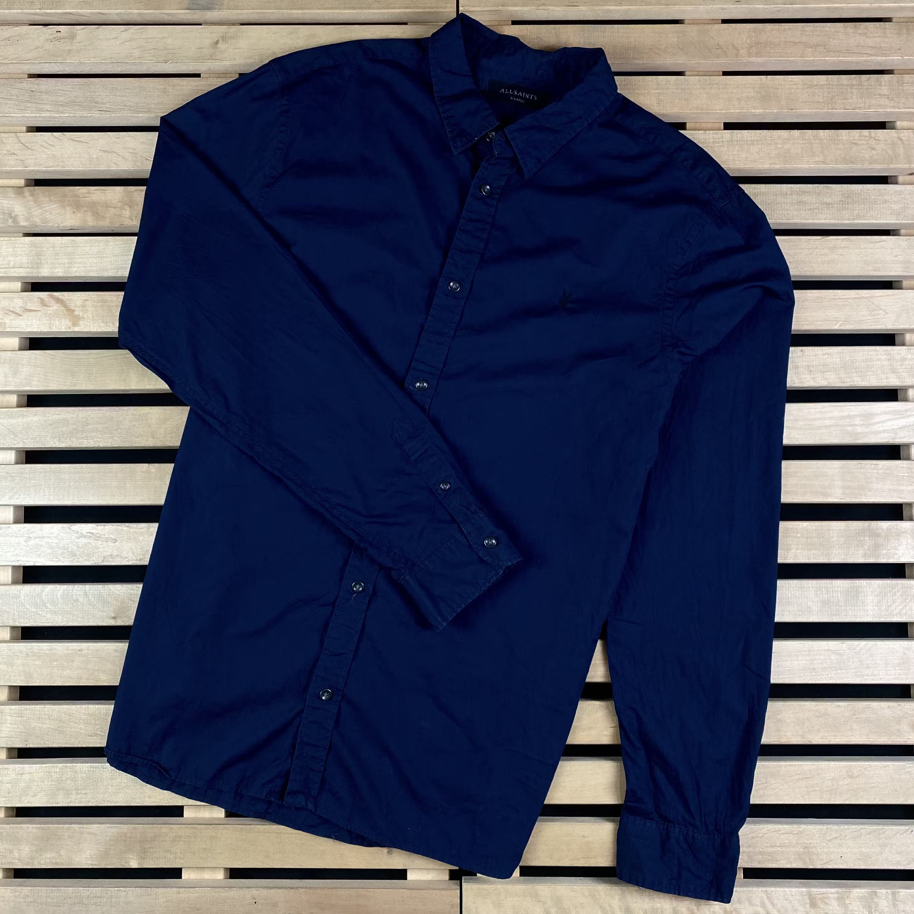 Allsaints Mens Shirt Long Sleeve Allsaints Size XL Size US XL / EU 56 / 4 - 1 Thumbnail