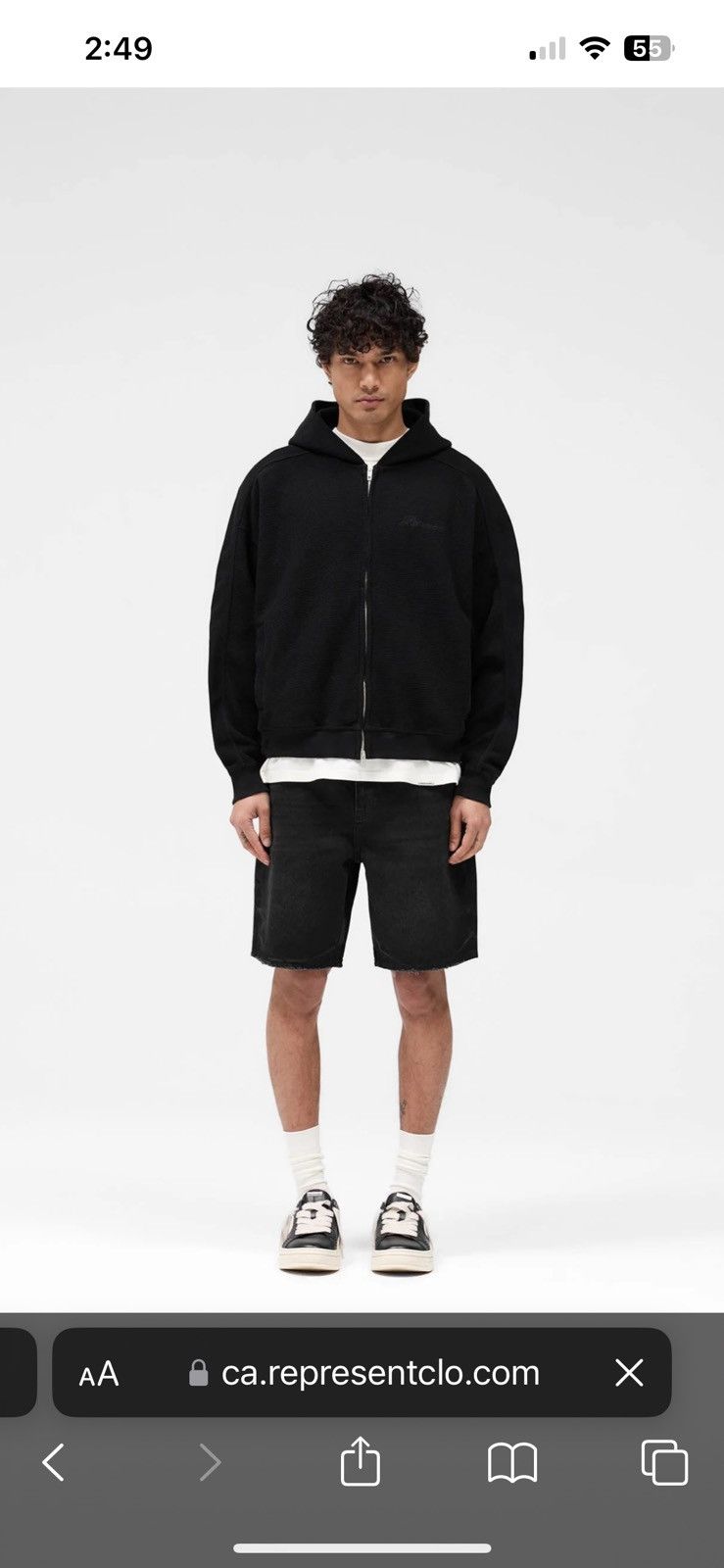 Represent Clo. Represent Waffle Knit Zip Hoodie Size US L / EU 52-54 / 3 - 9 Thumbnail