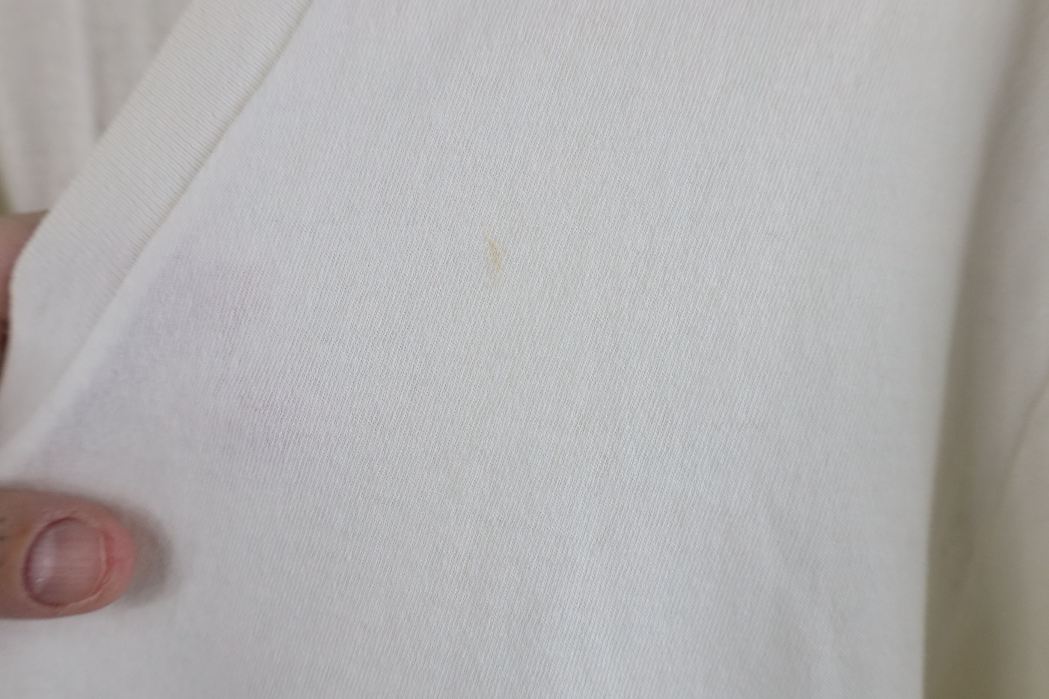 Vintage Vintage 70s Streetwear Blank Cotton V-Neck T-Shirt White USA Size US XL / EU 56 / 4 - 4 Thumbnail