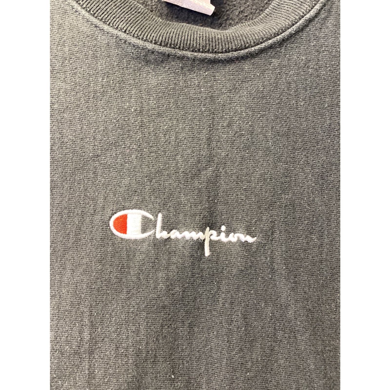 Champion Vintage Champion Reverse Weave Men’s Crew Neck Sweatshirt Large Black Casual Sports Logo Size US L / EU 52-54 / 3 - 2 Thumbnail