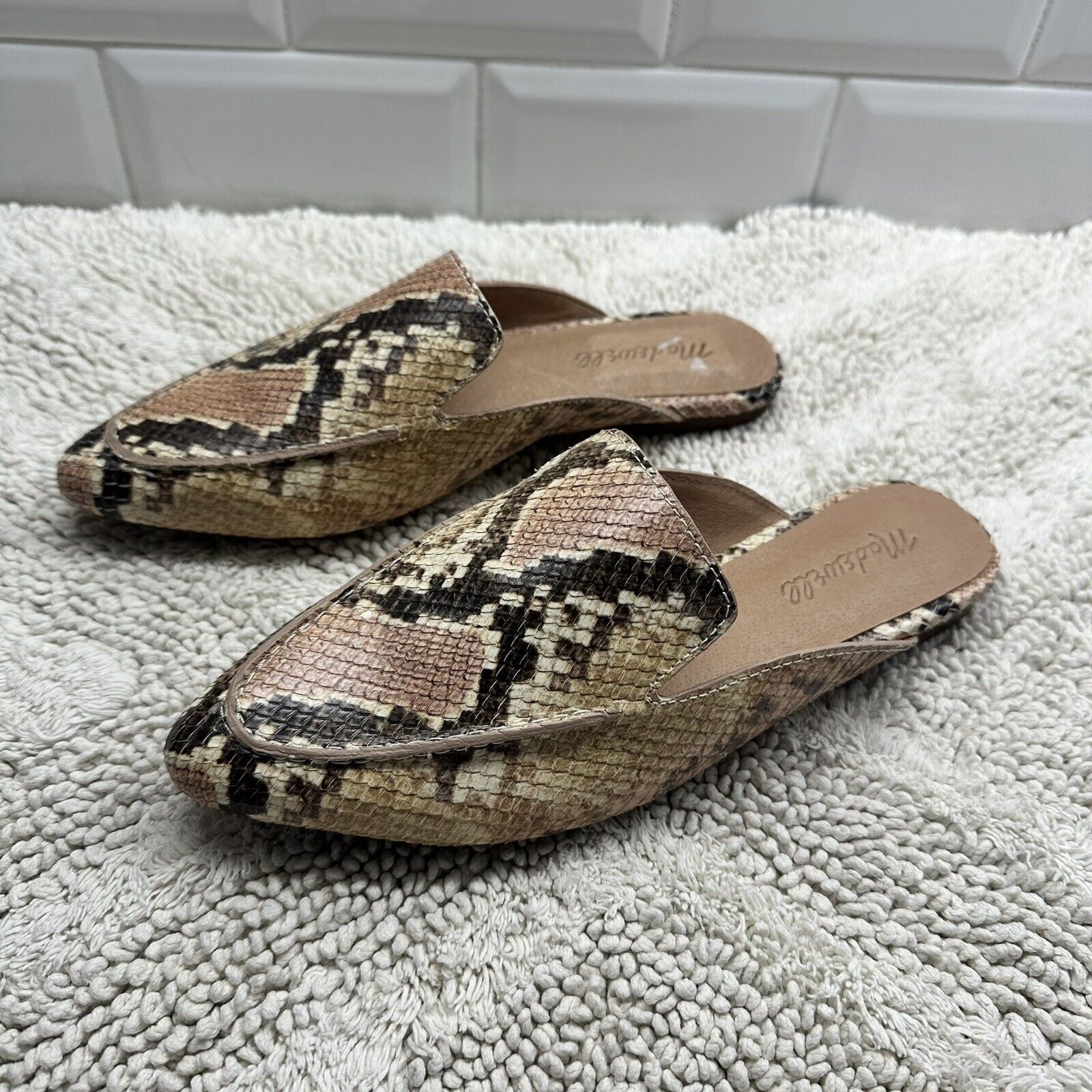 Madewell Madewell Frances Skimmer Mule Snake Embossed Leather US 6.5 Size US 6.5 / IT 36.5 - 6 Thumbnail