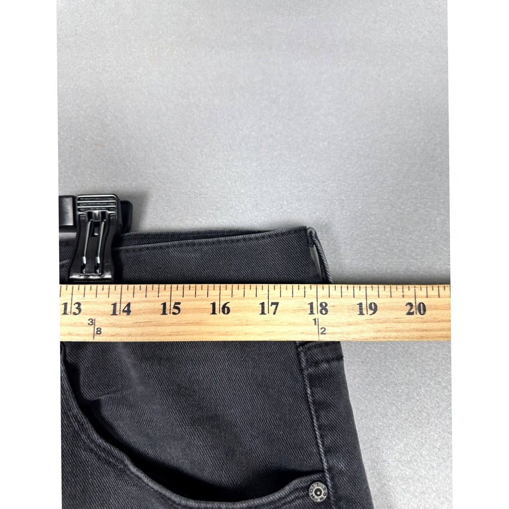Mott & Bow Mott & Bow Jeans Slim 36x32 Dark Grey Faded Denim 5-Pocket Stretch Cotton Size US 36 / EU 52 - 3 Thumbnail