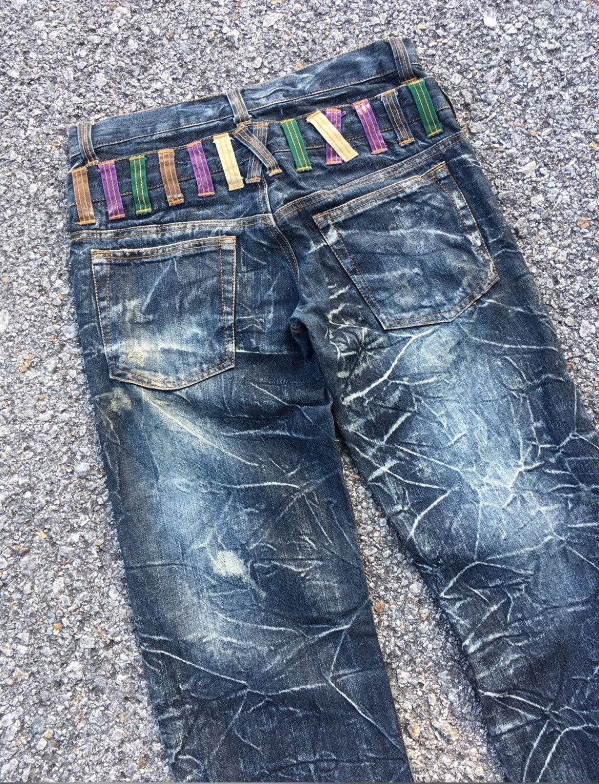 Hysteric Glamour × If Six Was Nine × Japanese Brand Flare💥 Double Waist Style Distressed Rusty Jeans Size US 32 / EU 48 - 4 Thumbnail