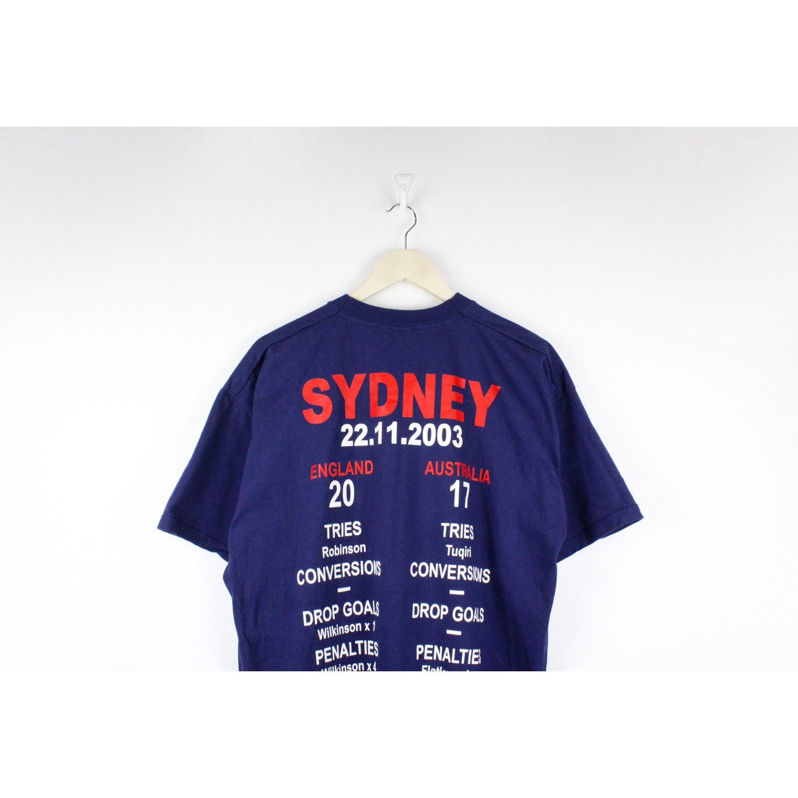 Vintage Sydney Rugby World Cup England-Austalia Tee Tshirt 2003 Y2K Size US XL / EU 56 / 4 - 6 Thumbnail