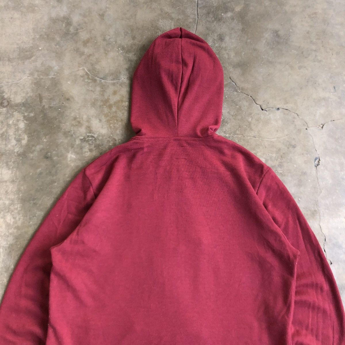 Japanese Brand 2000s Sematic Design Duffle Ziphoodie Jacket Red Maroon Lgb Size US M / EU 48-50 / 2 - 12 Thumbnail