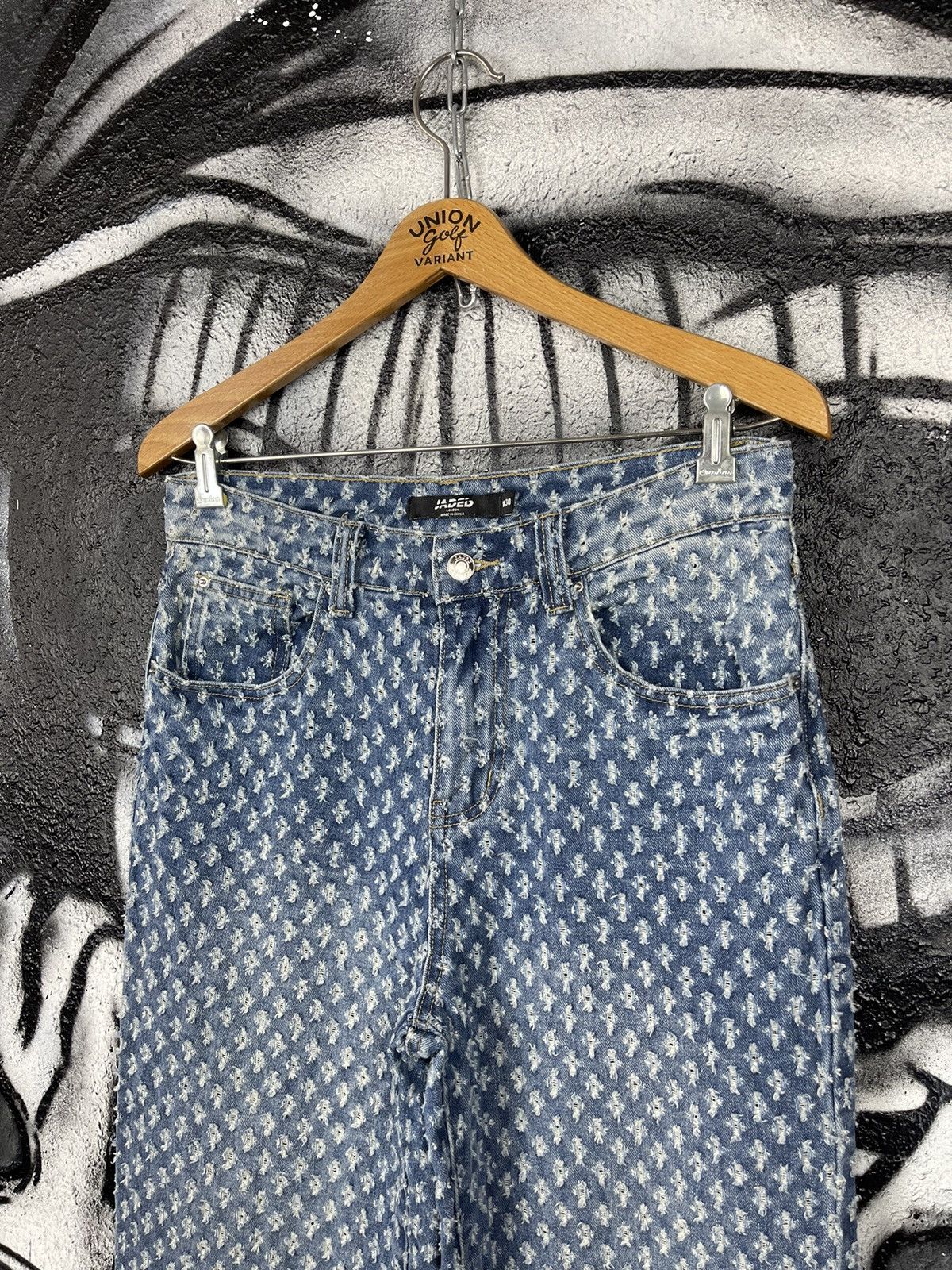 Jaded London Jaded London Distressed Pull Texture Baggy Fit Jeans Men’s Size US 30 / EU 46 - 4 Thumbnail