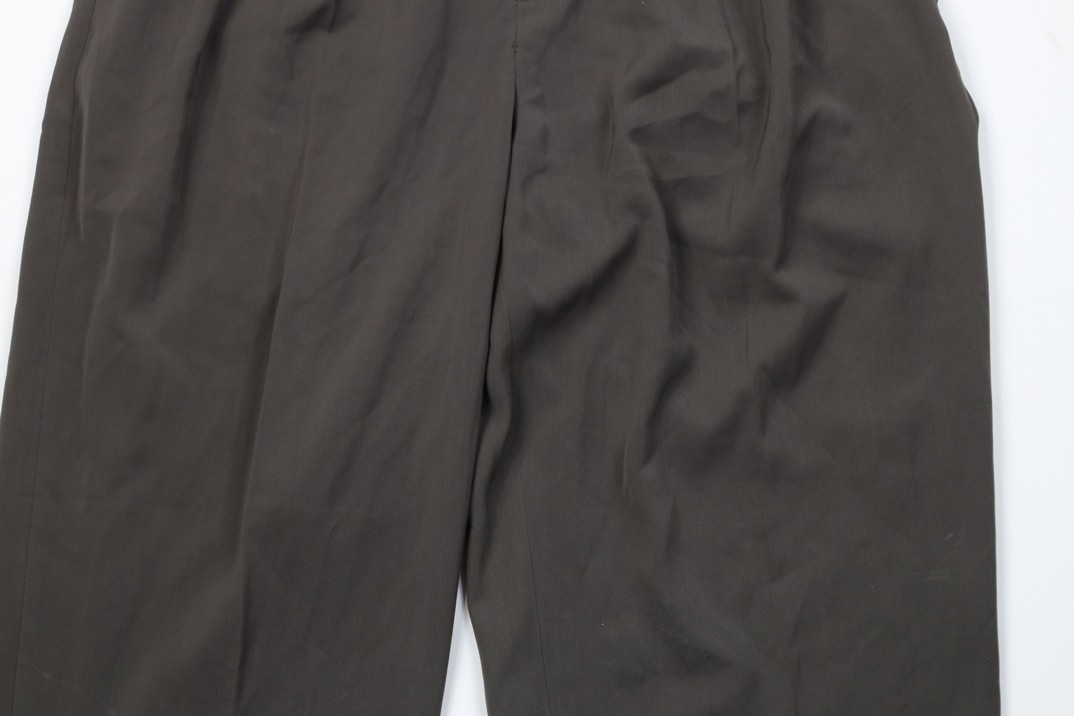 Vintage Deadstock Vintage 90s Streetwear Wide Leg Chino Pants Green Size US 36 / EU 52 - 3 Thumbnail