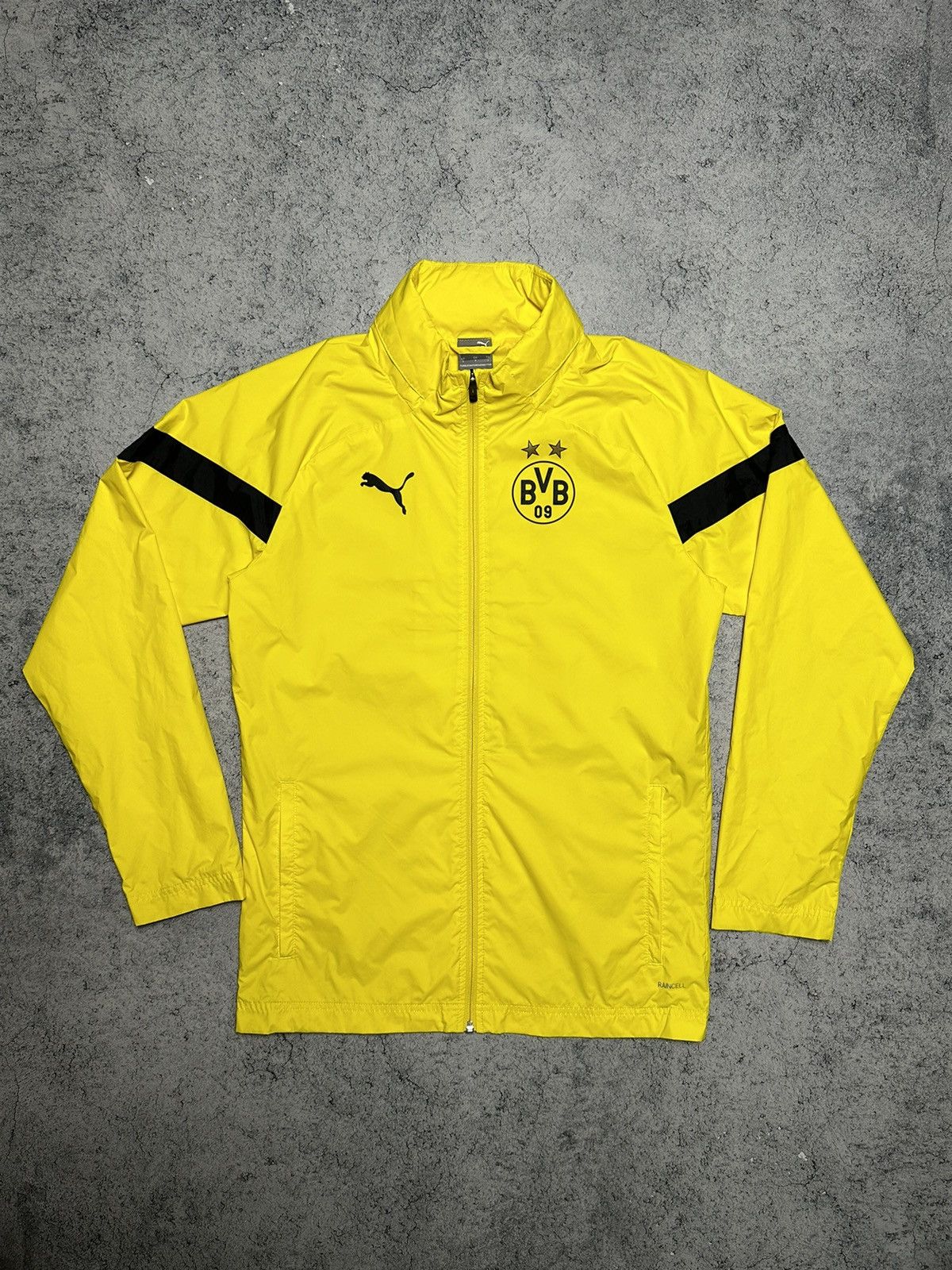 Puma Puma Borussia Dortmund Football Raincell Hooded Jacket Size US S / EU 44-46 / 1 - 1 Thumbnail