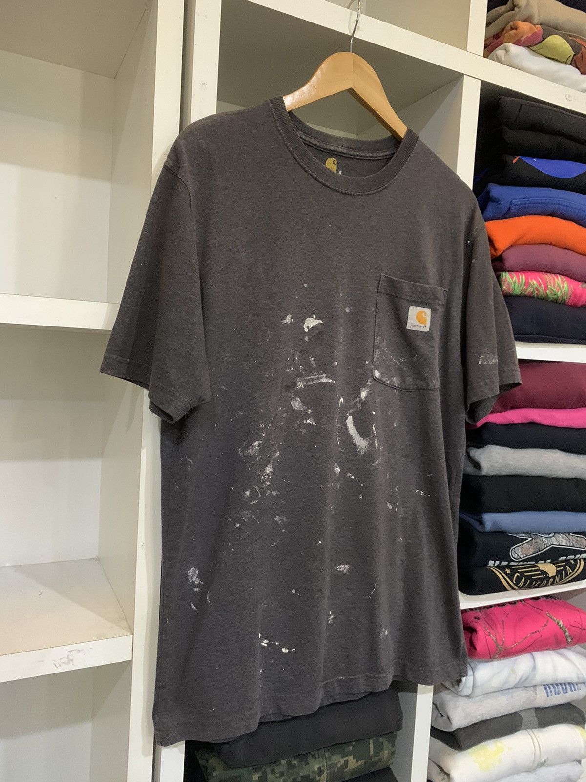 Carhartt × Vintage Vintage Carhartt Painting Custom Design Tee Size US S / EU 44-46 / 1 - 4 Thumbnail