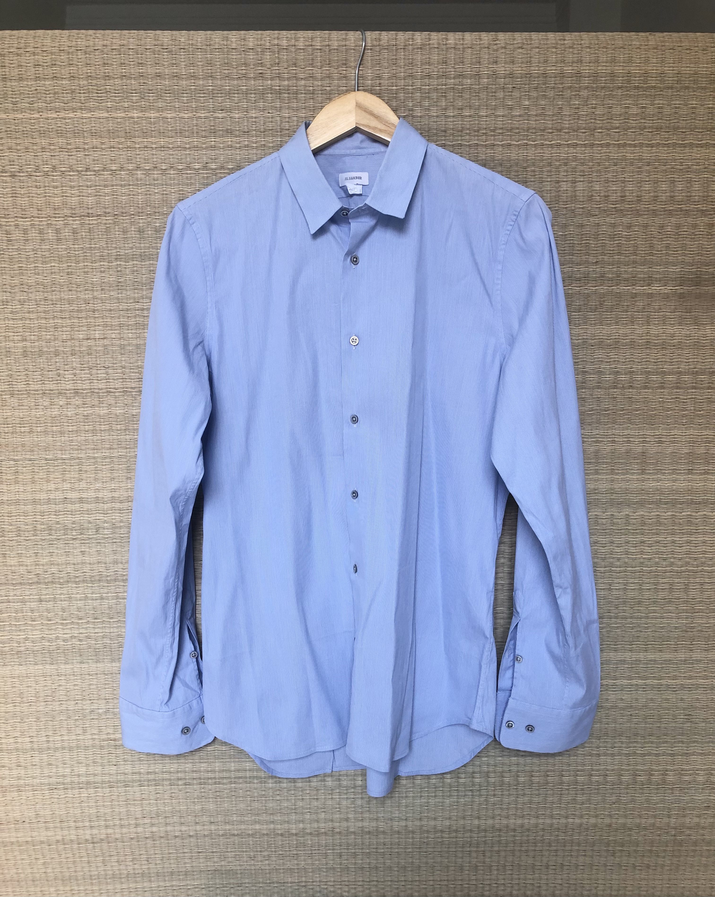 Jil Sander baby blue dress shirt Size US S / EU 44-46 / 1 - 1 Thumbnail