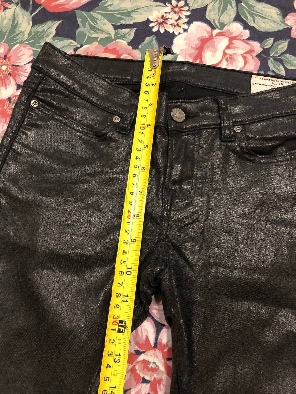 Allsaints Allsaints jeans pants black crazy Y2K vintage streetwear Size 26" / US 2 / IT 38 - 14 Thumbnail