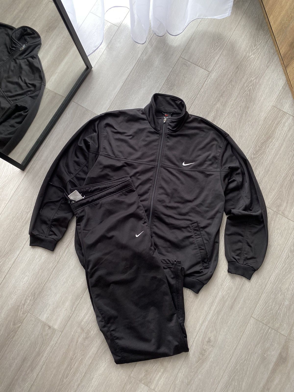 Nike Vintage Nike 90s Track Jacket And Pants Tracksuit Nylon Y2K