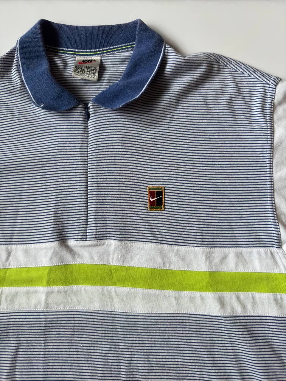 Nike Vintage Nike Challenge Court polo 90’s striped size M Size US M / EU 48-50 / 2 - 2 Thumbnail