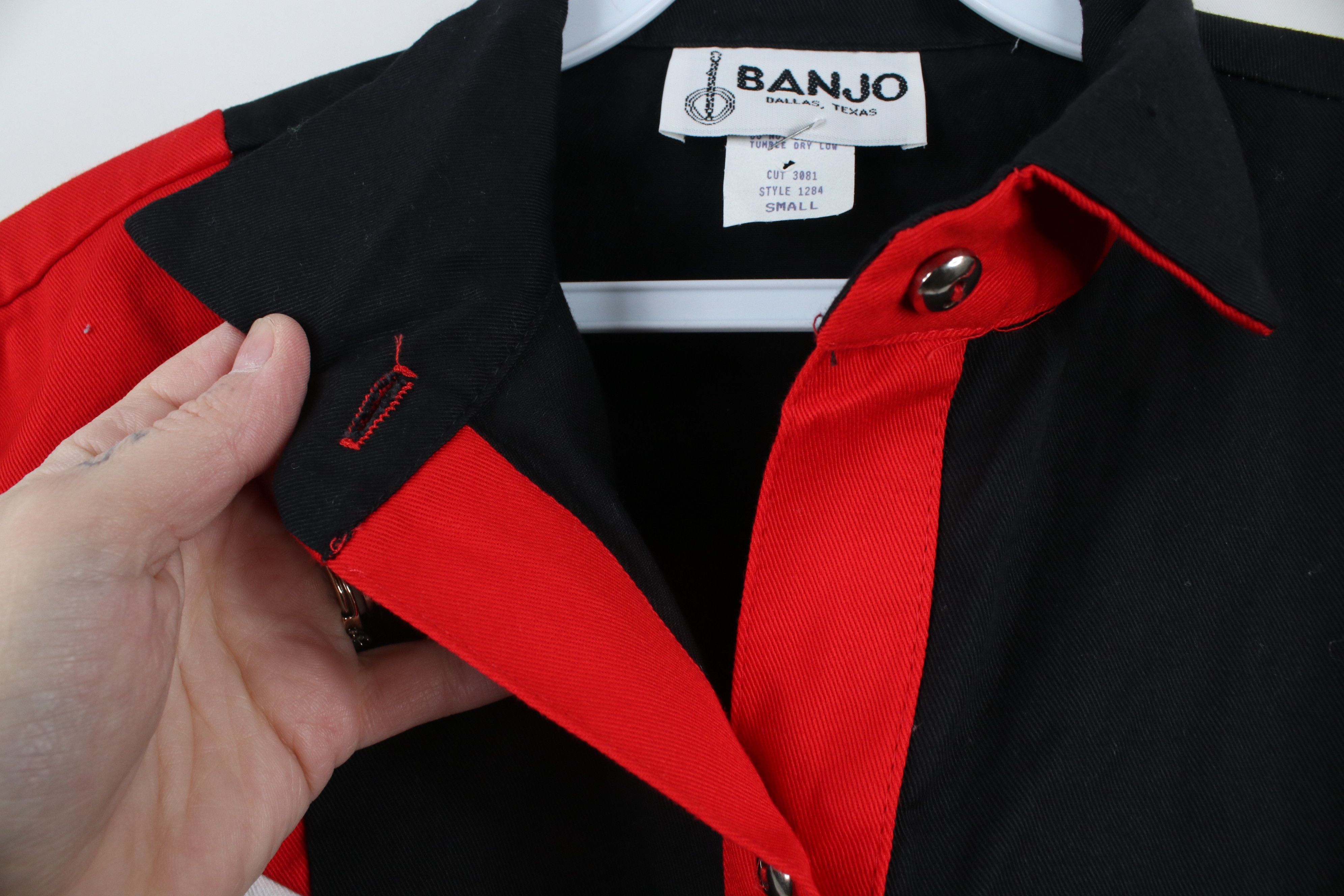 Vintage Deadstock Vintage 90s Rockabilly Rodeo Button Shirt USA Size S / US 4 / IT 40 - 9 Thumbnail