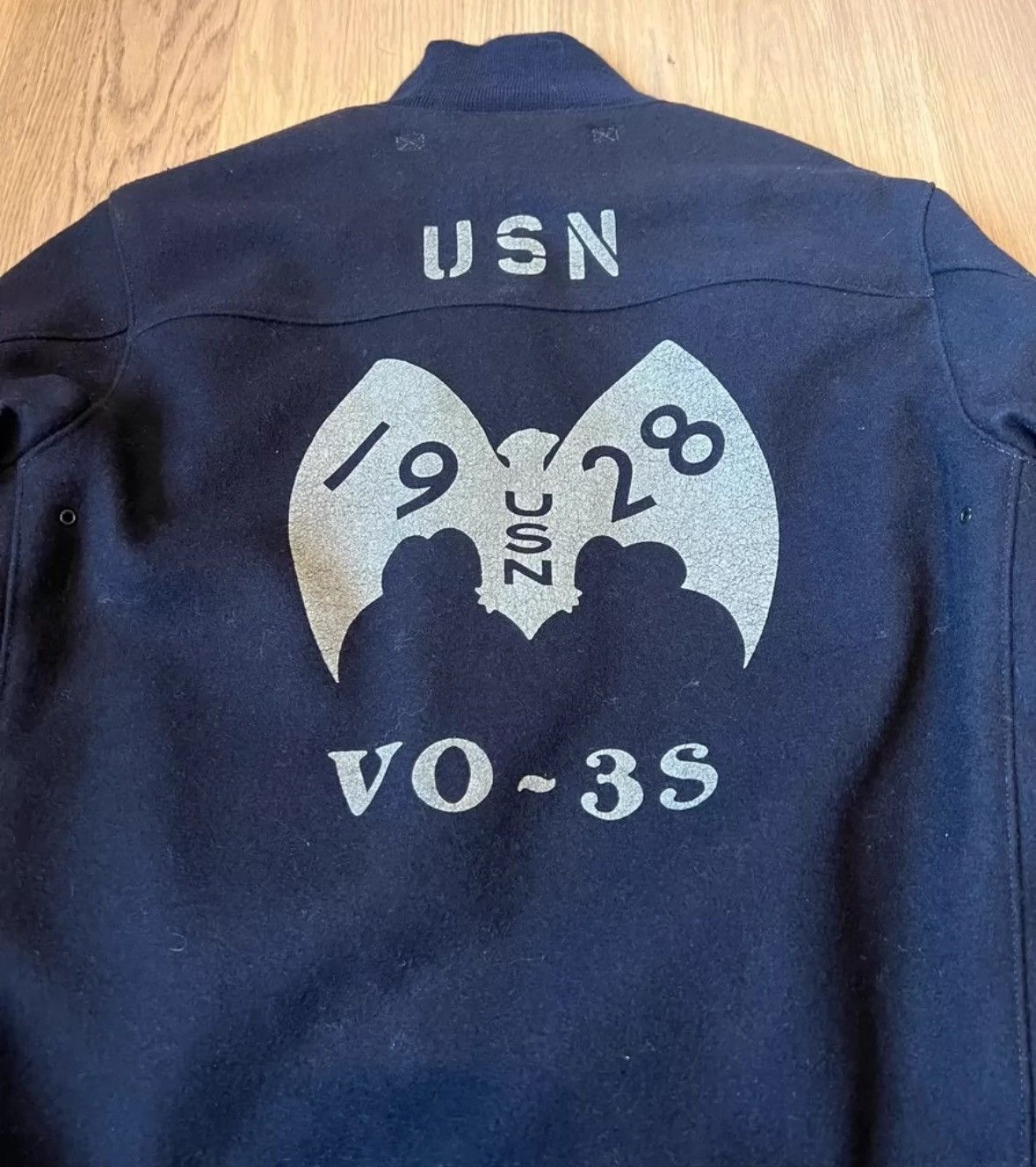 Freewheelers FREEWEELERS 1928 USN VO-3S BAT SQUADRON Squadron A-1 Jacket Size US S / EU 44-46 / 1 - 7 Thumbnail