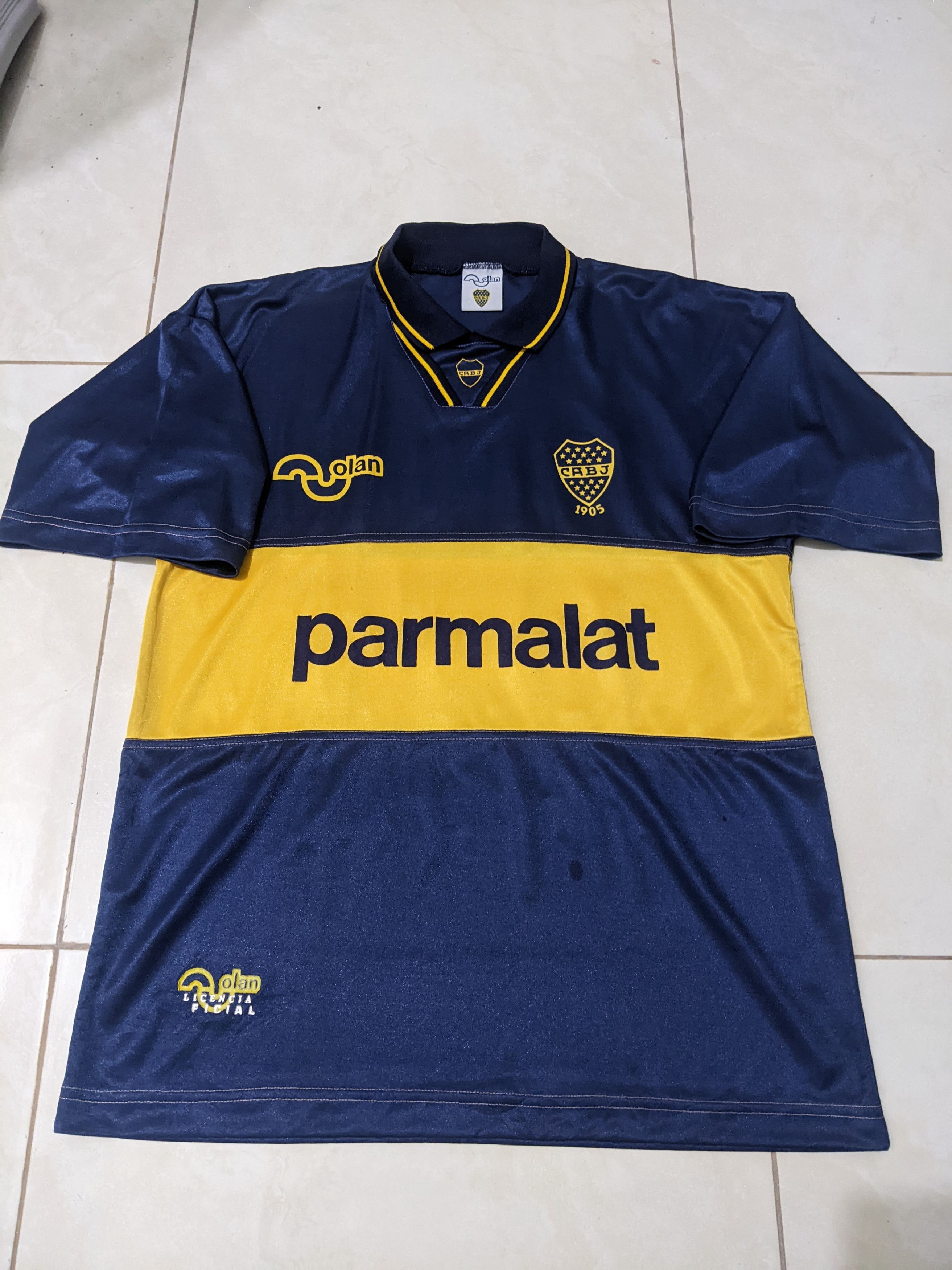 Vintage Boca junior 1994-95 home Maradona Jersey football shirt Size US M / EU 48-50 / 2 - 1 Thumbnail
