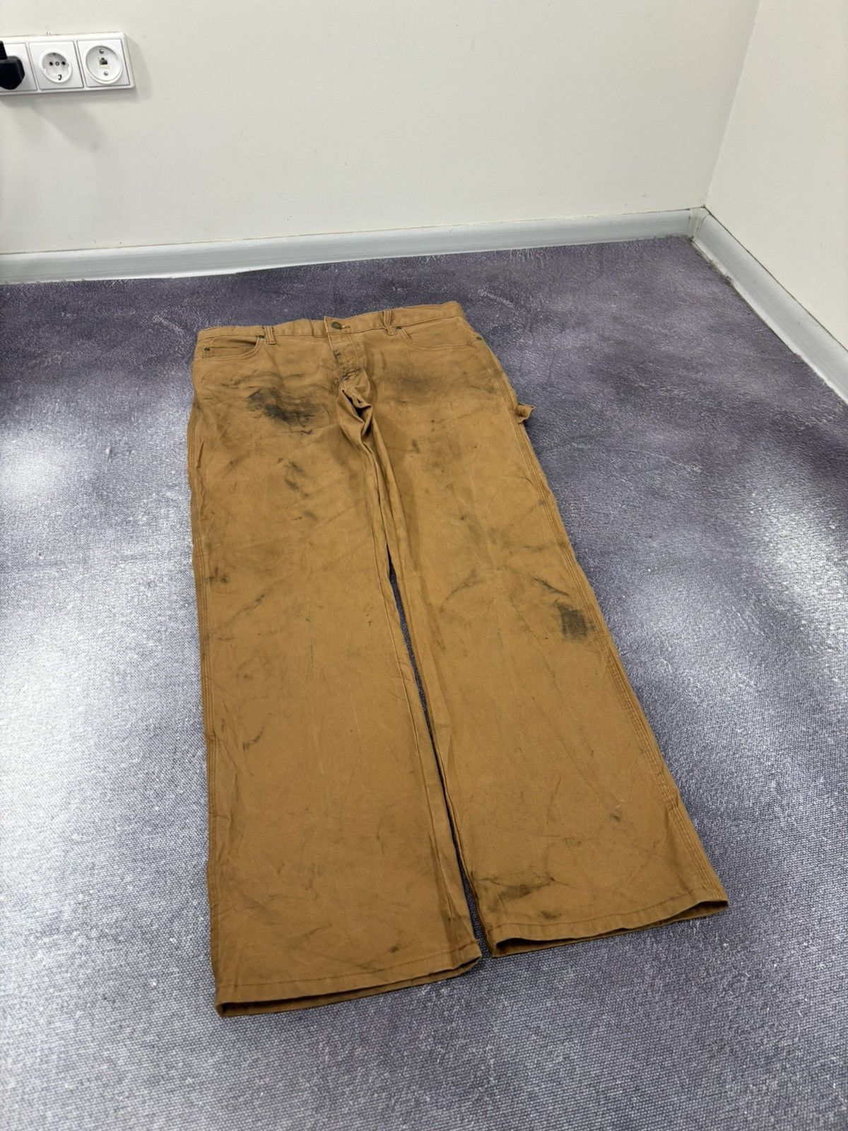 Dickies Vintage Dickies USA Workwear Distressed Hype Carpenter Pants Size US 34 / EU 50 - 10 Thumbnail