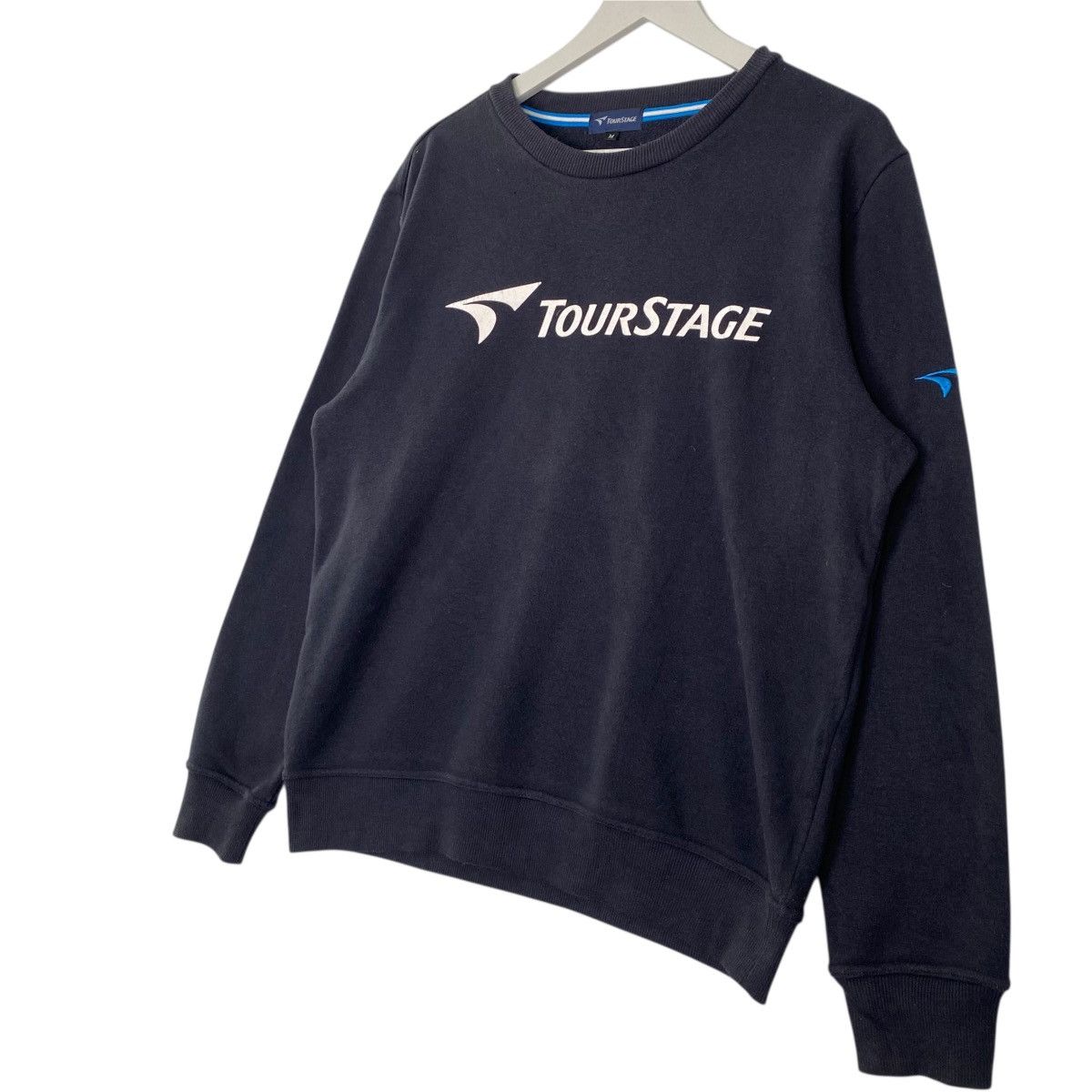 Vintage Vintage TourStage Golf Sweatshirt Crewneck Big Logo NavyBlue Size US M / EU 48-50 / 2 - 2 Thumbnail