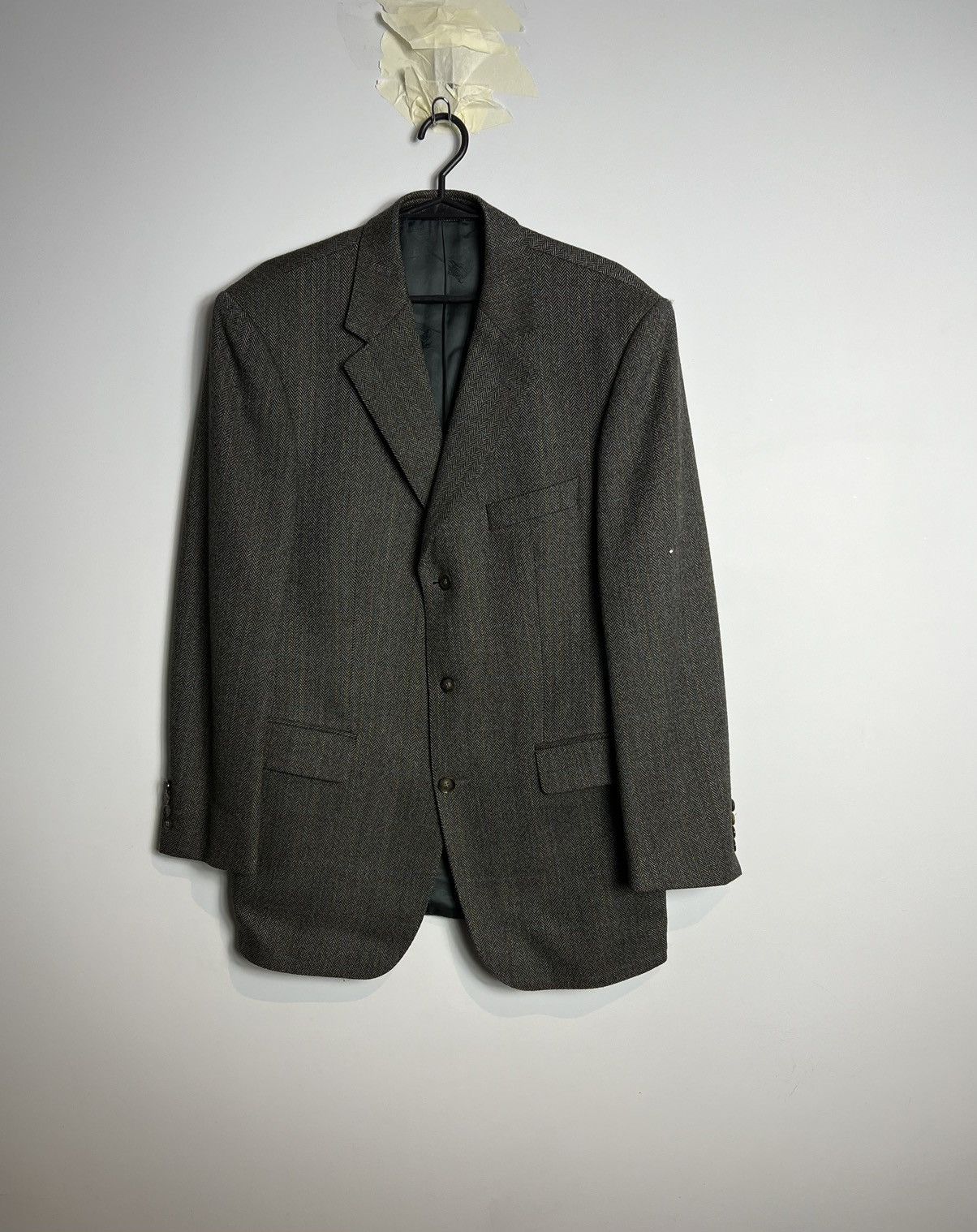 Adidas × Vintage Wool Blazer Burberry London Grille Size US M / EU 48-50 / 2 - 1 Thumbnail