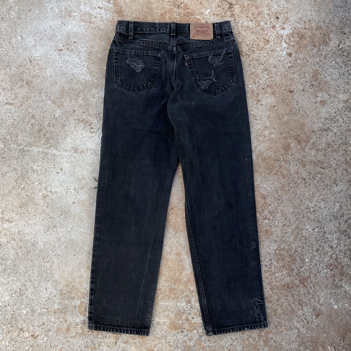 Levi's × Vintage Vintage Distressed Levi’s Made In USA 550 Denim Jean Pants Size US 33 - 9 Thumbnail