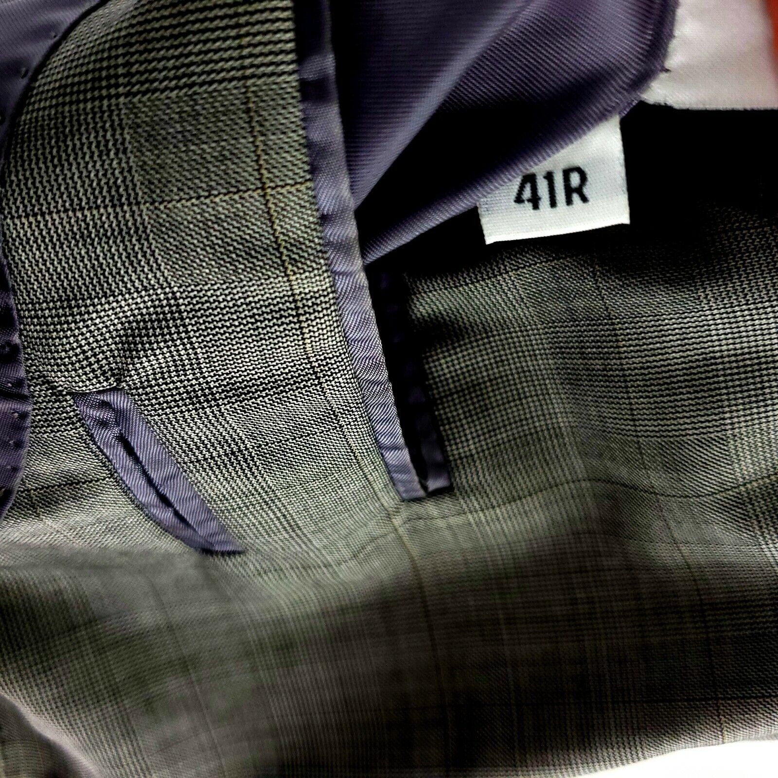 Hart Schaffner Marx Hart Schaffner Marx Gold Trumpeter Wool 2 Button Sport Coat Size 42R - 8 Thumbnail