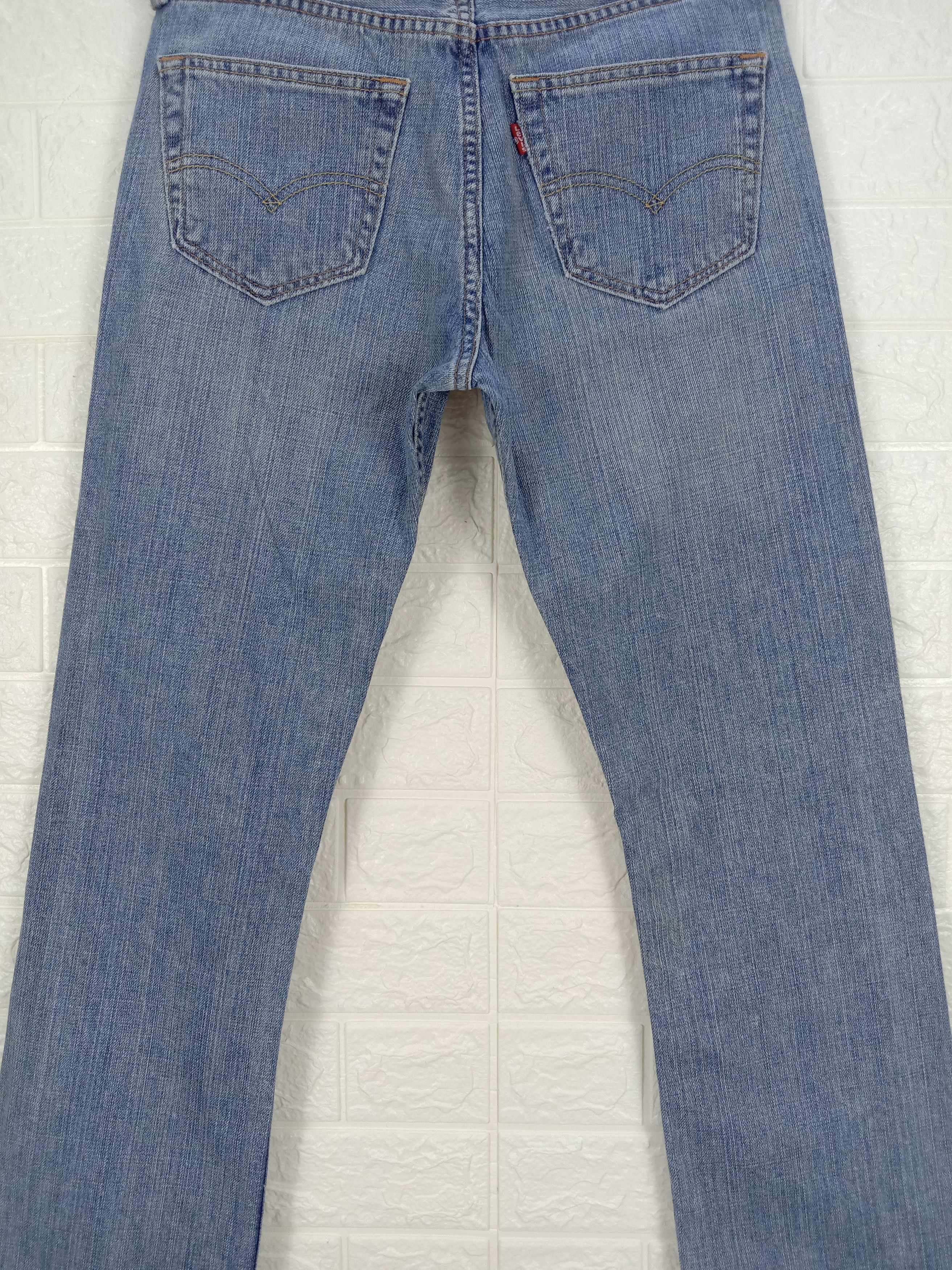 Levi's Vintage Levi's 527 Flare Jeans Blue Wash Denim Size 29" - 7 Thumbnail