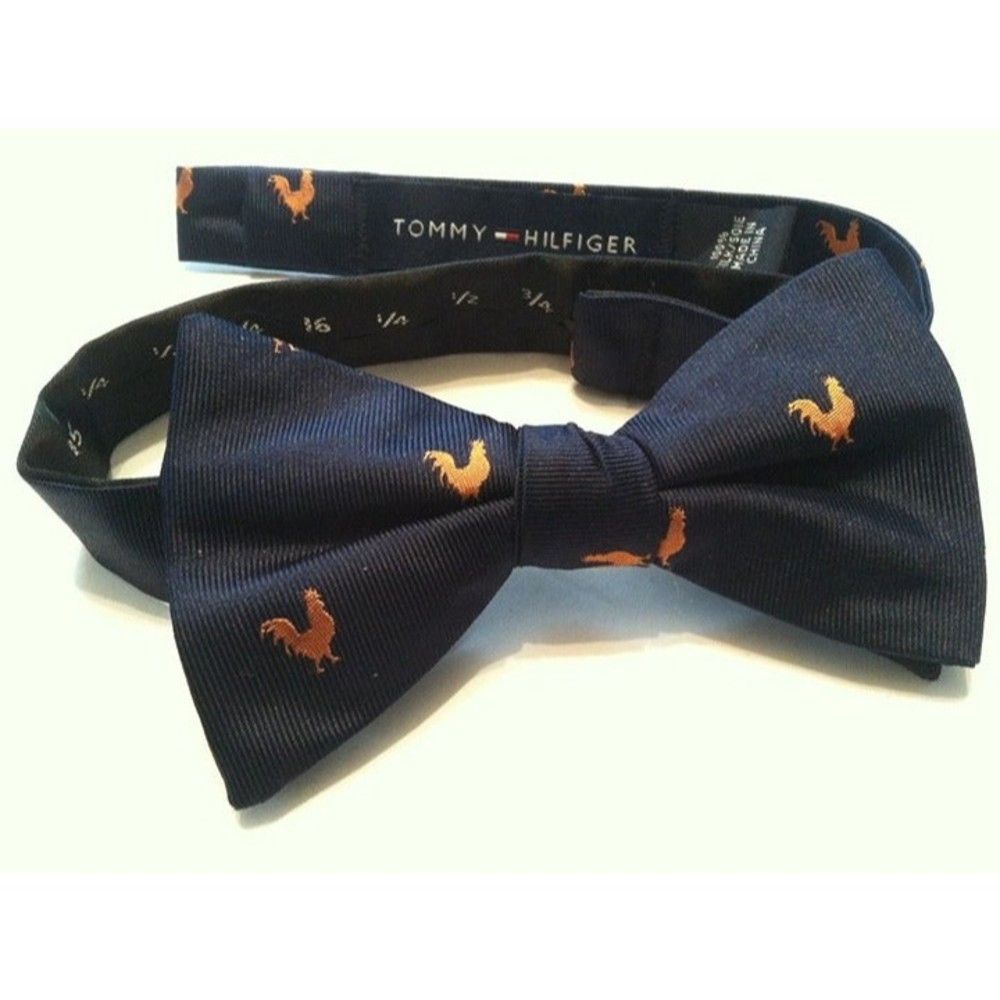 Tommy Hilfiger TOMMY HILFIGER MENS NAVY BOW TIE Size ONE SIZE - 2 Thumbnail