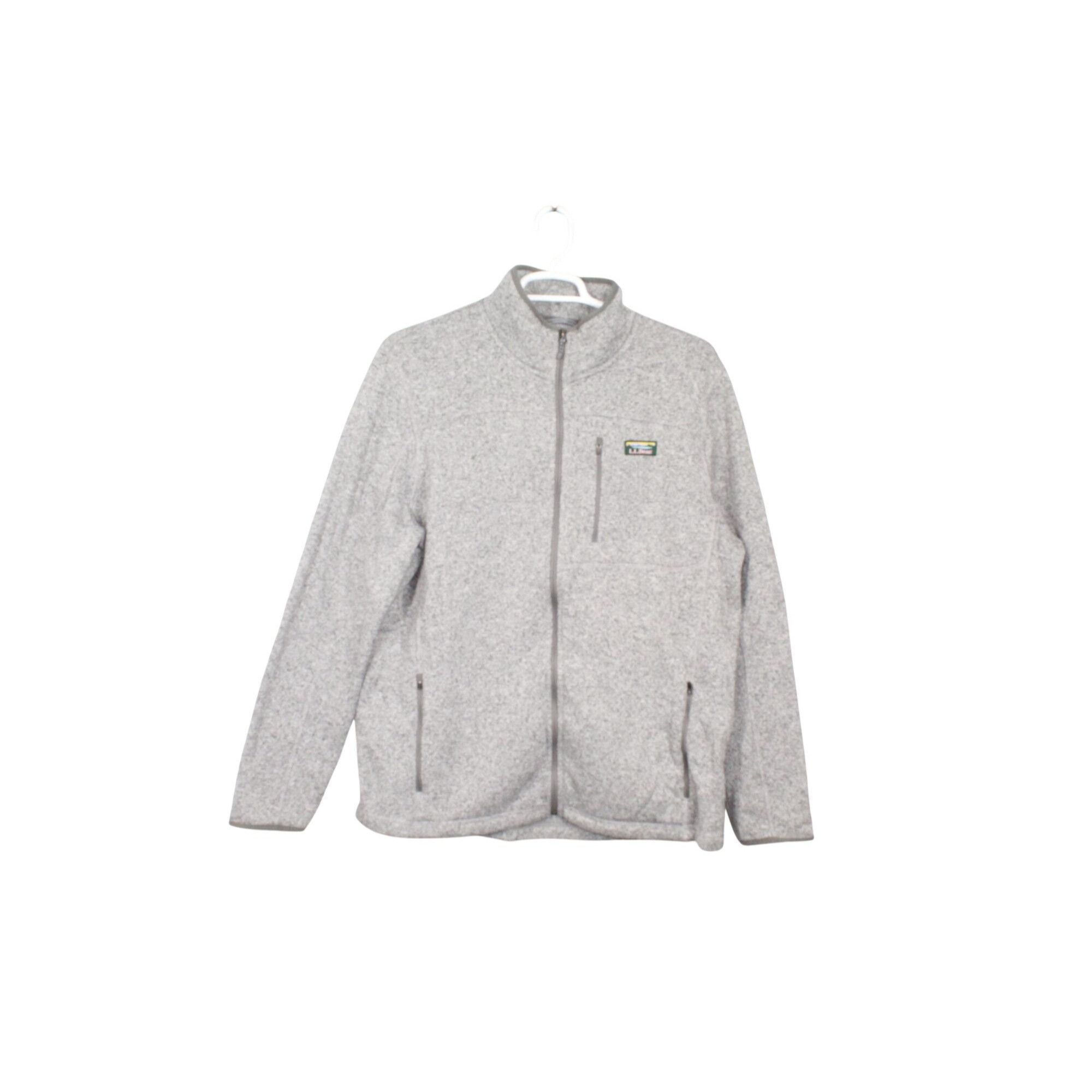 L.L. Bean LL Bean Men's Gray Sweater Fleece Full Zip Jacket Size US XXL / EU 58 / 5 - 1 Thumbnail