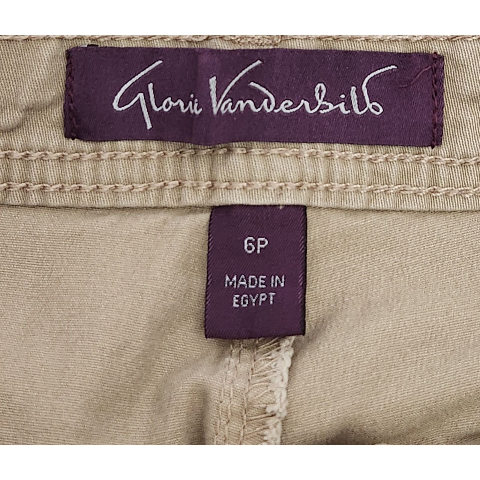 Gloria Vanderbilt Gloria Vanderbilt Tan Brown Cargo Shorts 6P Lightweight Size 28" / US 6 / IT 42 - 3 Thumbnail