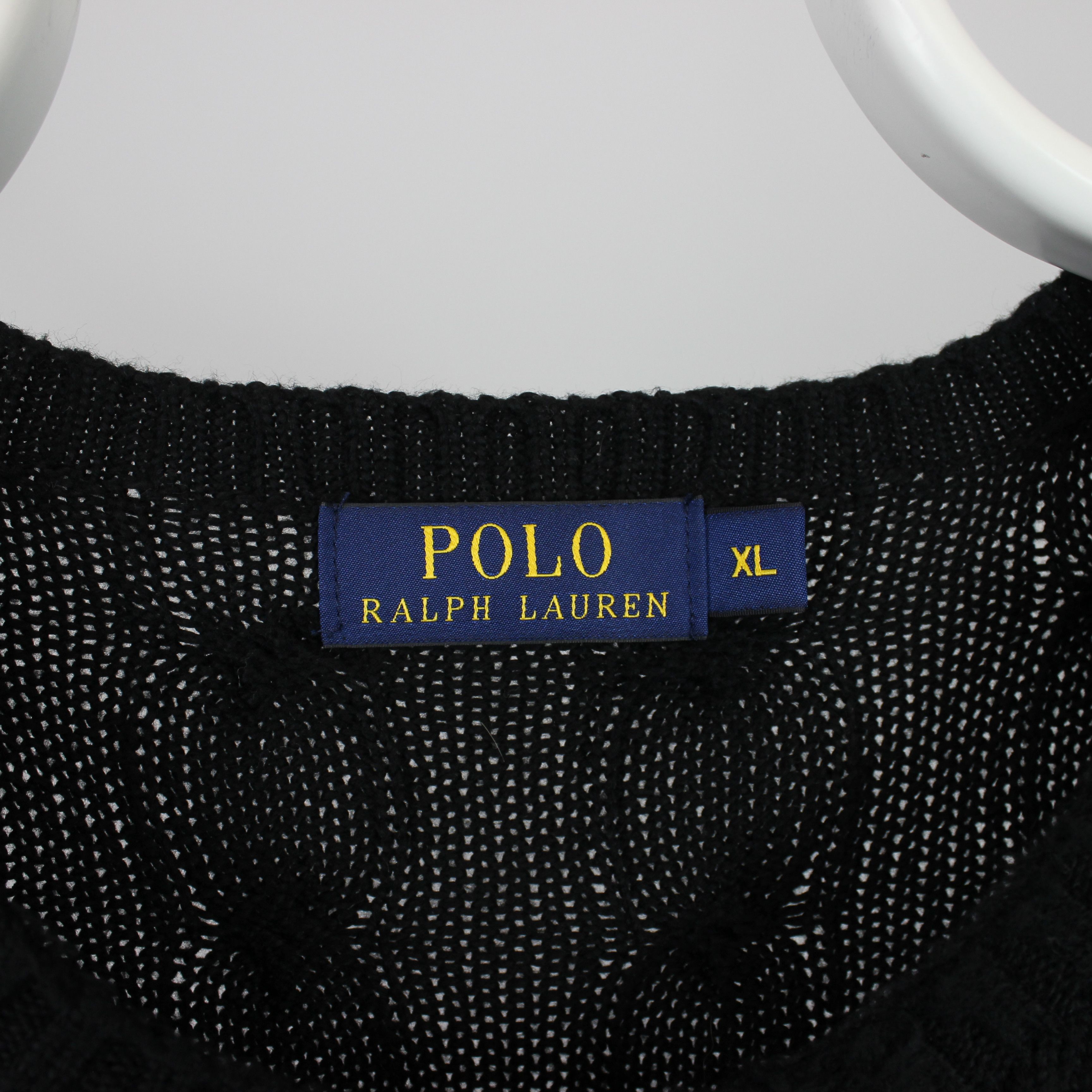 Polo Ralph Lauren Polo Ralph Lauren sweater knitwear XL black vintage Size US XL / EU 56 / 4 - 4 Thumbnail