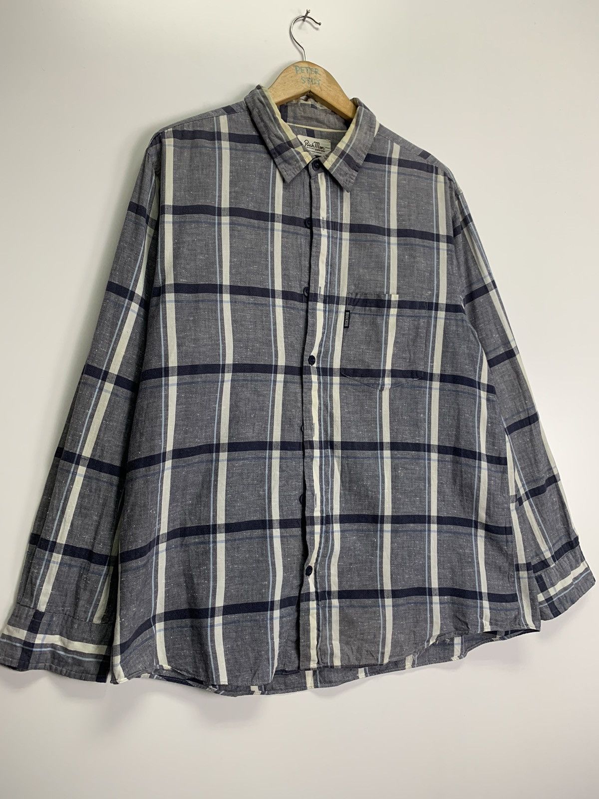 Flannel × Japanese Brand × Vintage Vintage Rich Man Flannel Size US XXL / EU 58 / 5 - 5 Thumbnail