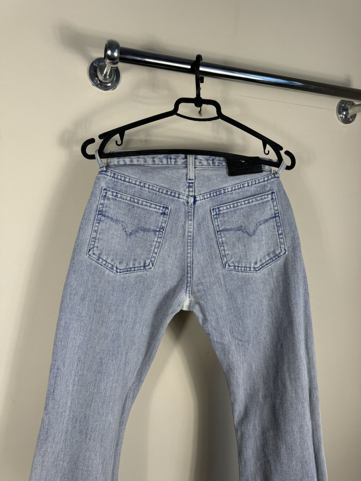 Versace Jeans Couture Vintage Versace Jeans Couture Flare Jeans Size 26 Size 26" / US 2 / IT 38 - 11 Thumbnail