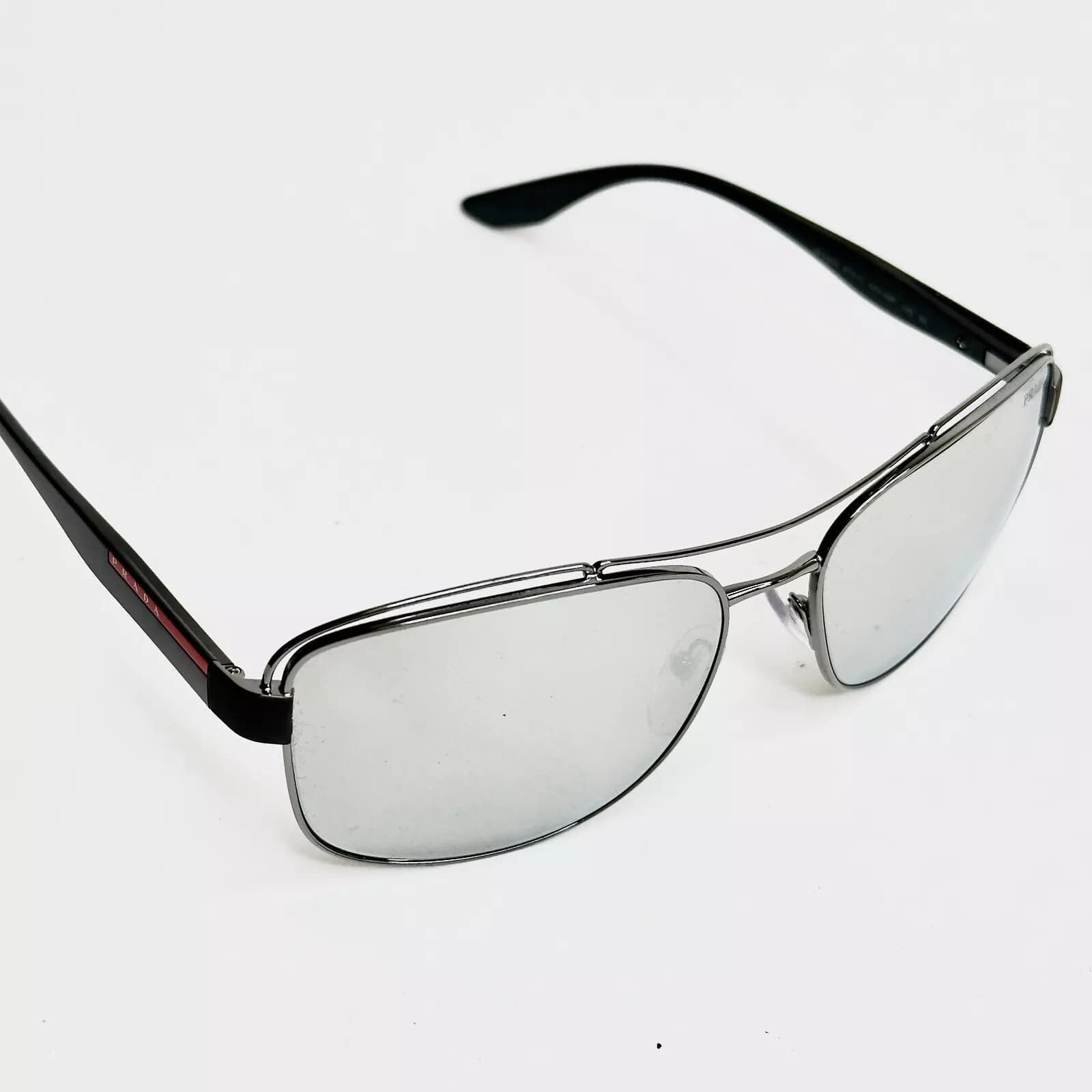 Prada PRADA 57V Linea Rossa Sport Sunglasses Matte Black PS57VS Size ONE SIZE - 6 Thumbnail