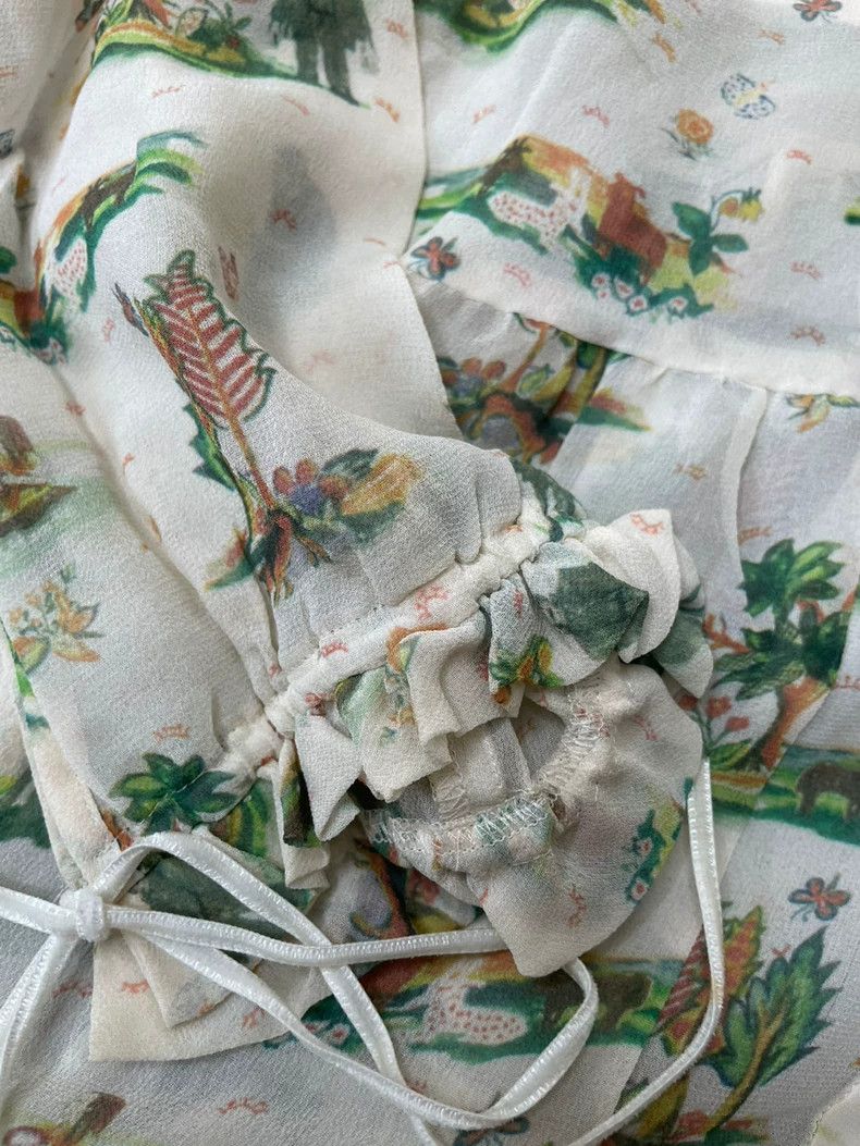 Undercover UNDERCOVER2002 Silk Chiffon Shirt 2504-Nextarrow Size M / US 6-8 / IT 42-44 - 3 Thumbnail