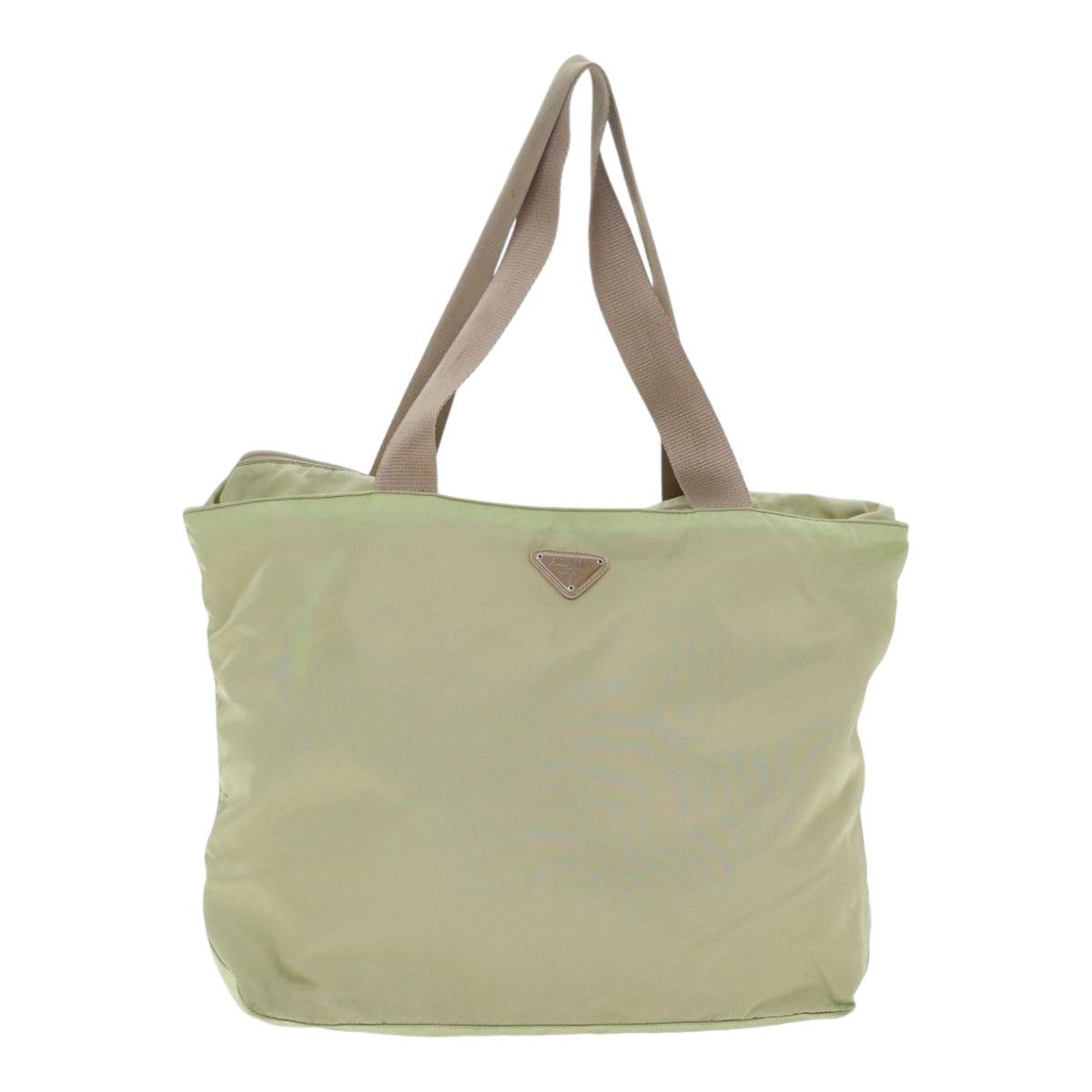 Prada Tessuto Khaki Synthetic Tote Bag (Pre-Owned) Size ONE SIZE - 1 Thumbnail